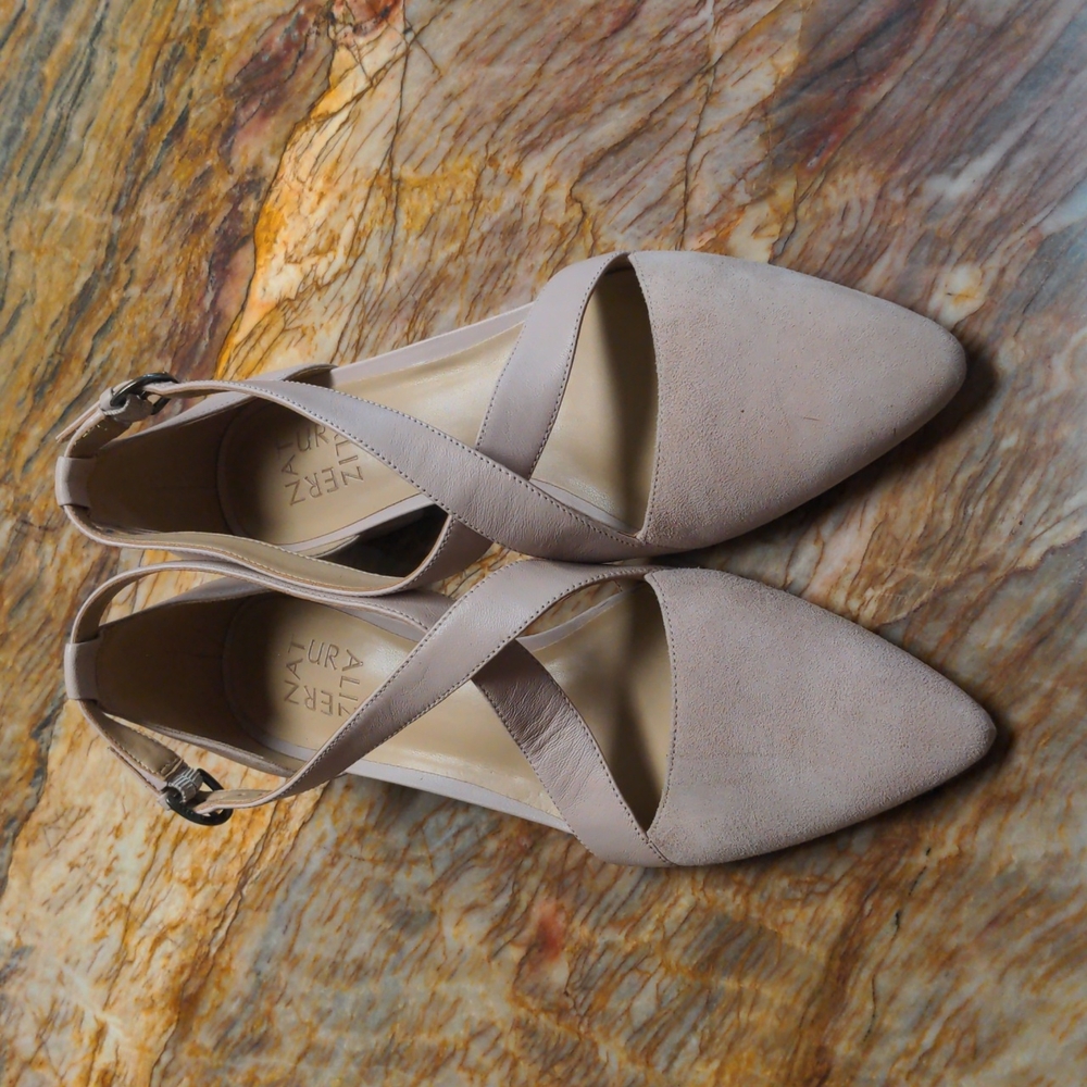 NATURALIZER Blakely Tan Nude Shoes-8W